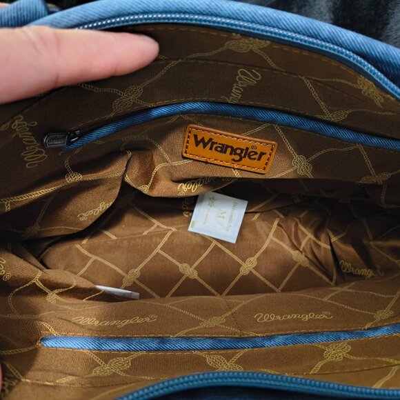 Wrangler Denim Blue Purse Brand New (332) - Picture 3 of 5